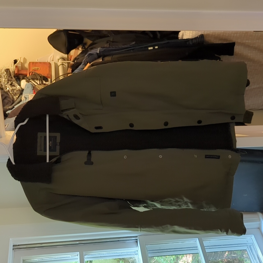 Roark Axeman Jacket - Fleece lined Large, Olive